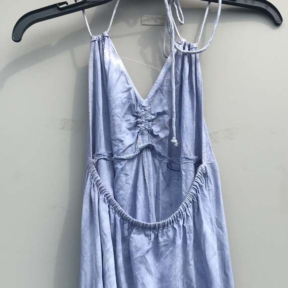 LONG BLUE TYE DYED MAXI SUMMER DRESS by SUGAR & CREAM SIZE SMALL EUC - Picture 8 of 10